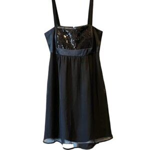 110 West DRESS SEQUINS CHIFFON WOMEN'S DRESS‎ SIZE 12 Shiny Party Holiday